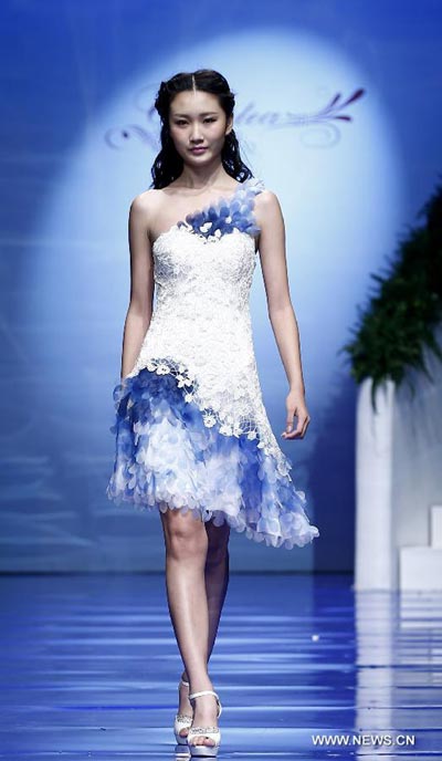 Wedding gowns presented at China Fashion Week