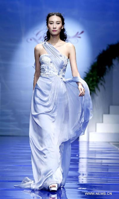 Wedding gowns presented at China Fashion Week