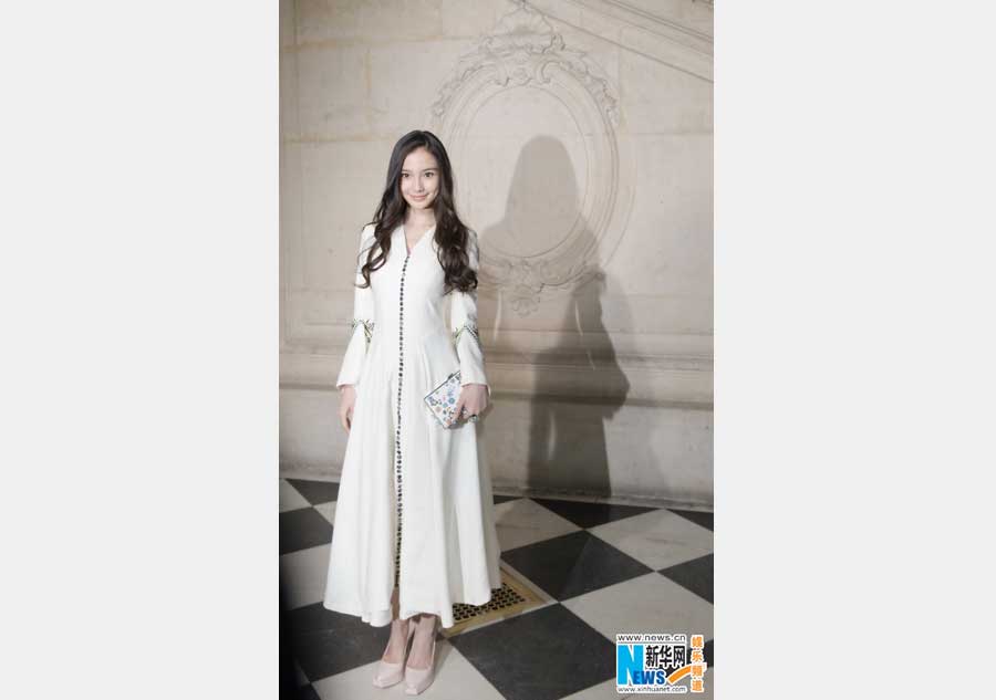 Angelababy graces Paris Fashion Week