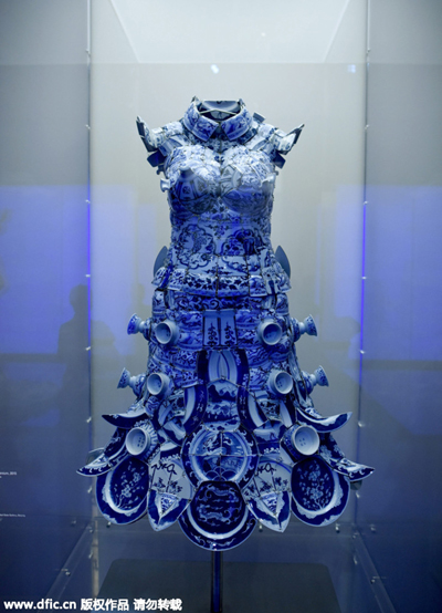 East meets West in exhibition showing Chinese influence on fashion