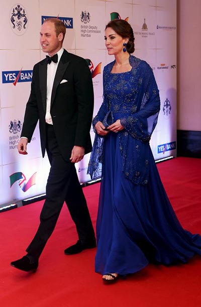 Kate Middleton's Asian-inspired wardrobe in India