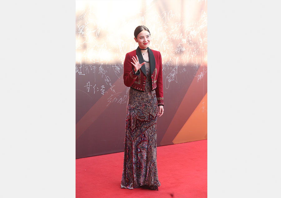 Star frocks at the 16th Huabiao Awards
