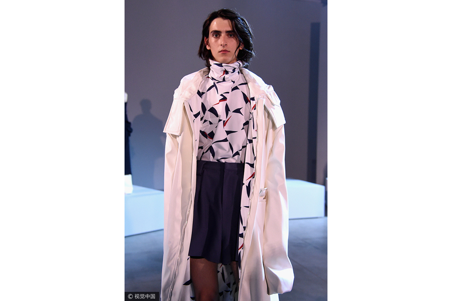 2018 New York menswear fashion show:Raun Larose