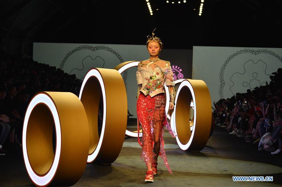 Creations of 'MUKZIN' staged at Shanghai Fashion Week