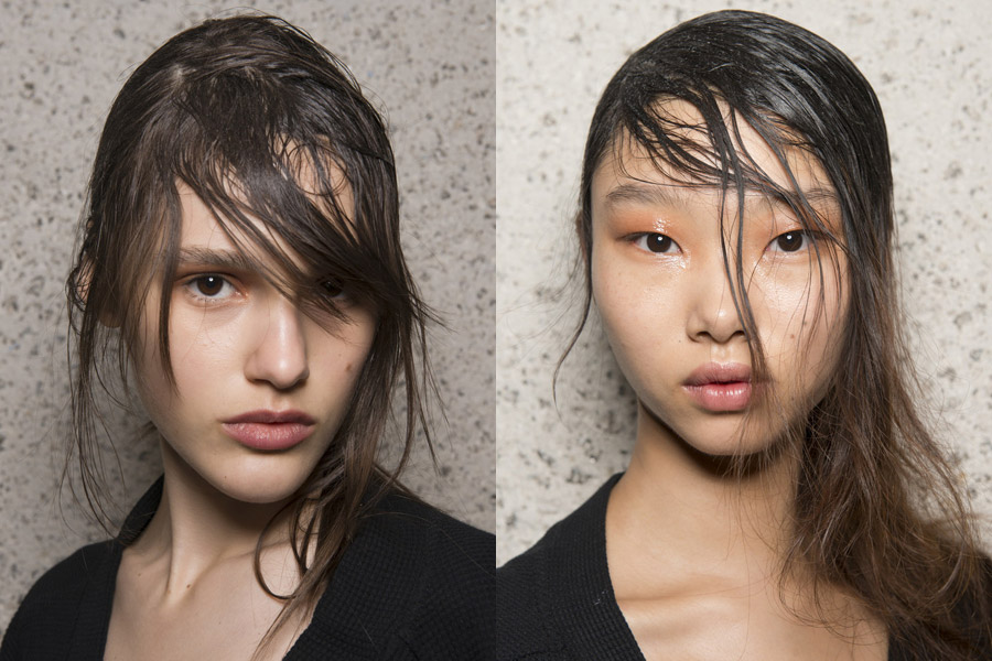 2018 Spring/Summer fashion trend: Wet hair style