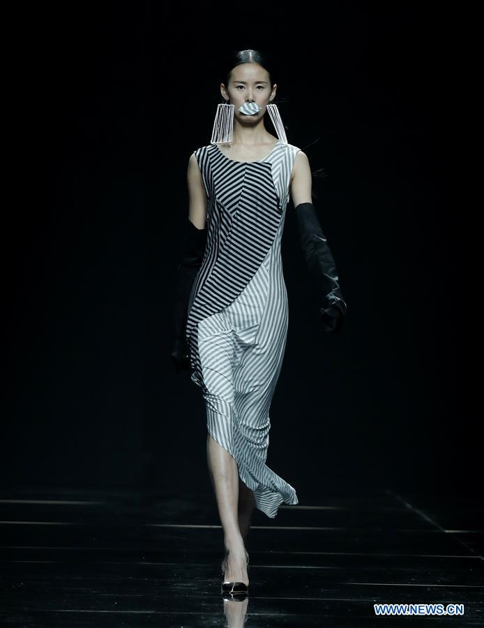 Joint fashion creations presented at China Fashion Week