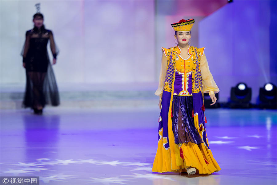 Fashion design in Mongolian style