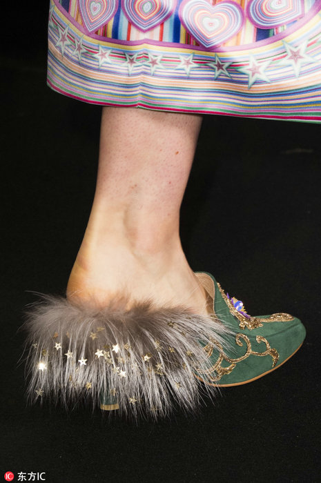 Fur shoes step into limelight