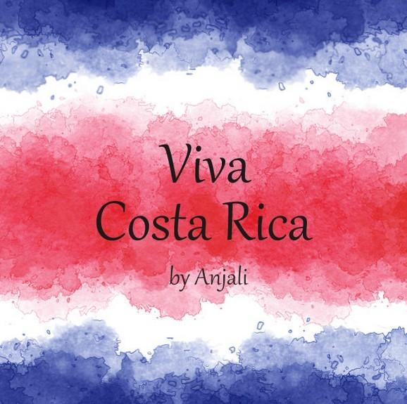 中国大学生才女创作水彩世界杯国旗