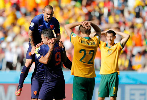 荷兰3:2澳大利亚：橙衣军团1球险胜