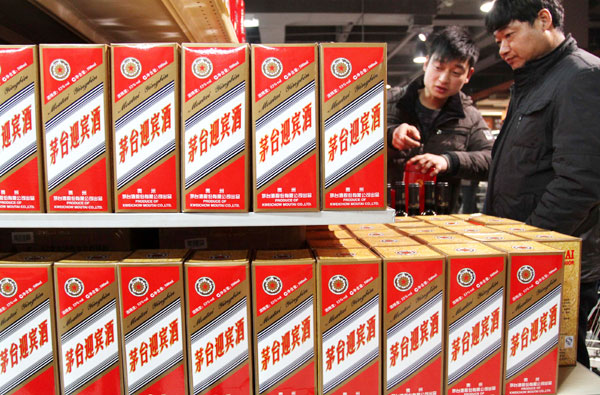 Prices for Chinese liquor drop ahead of Spring Festival