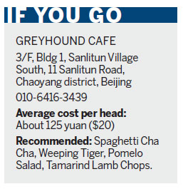 Greyhound Cafe: Food that dances on the tongue