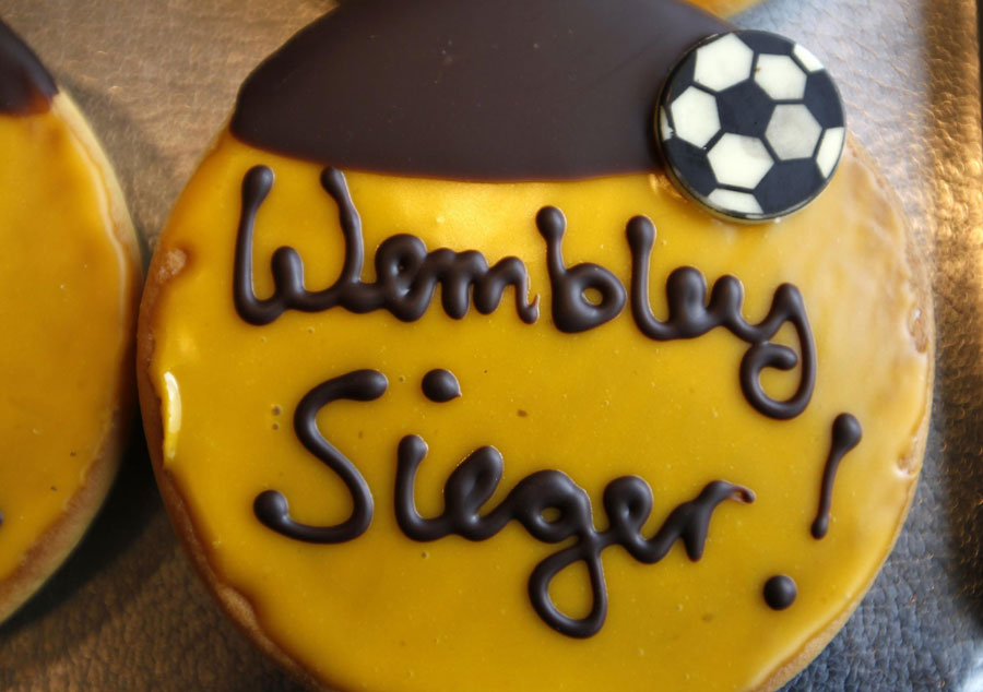 'Wembley winner' pastries in Dortmund