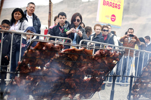 Mistura gastronomic fair in Lima