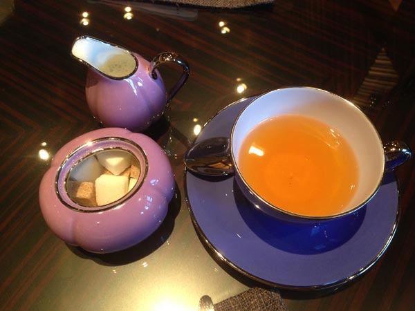 Tea with bear essentials