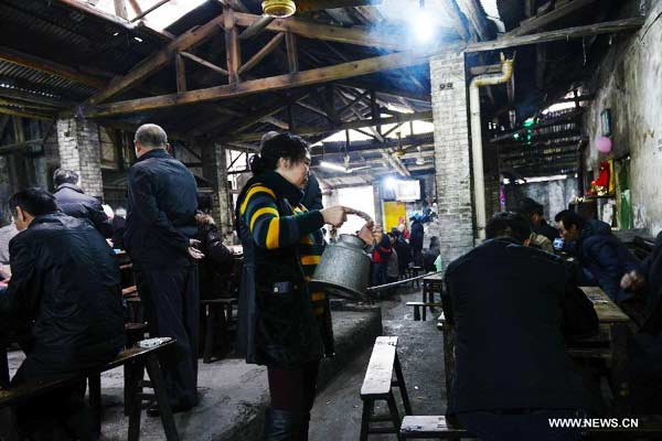 Jiaotong Tea House in Chongqing