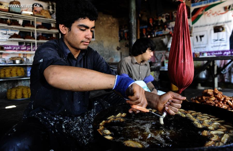 Sweet factory in western Afghanistan