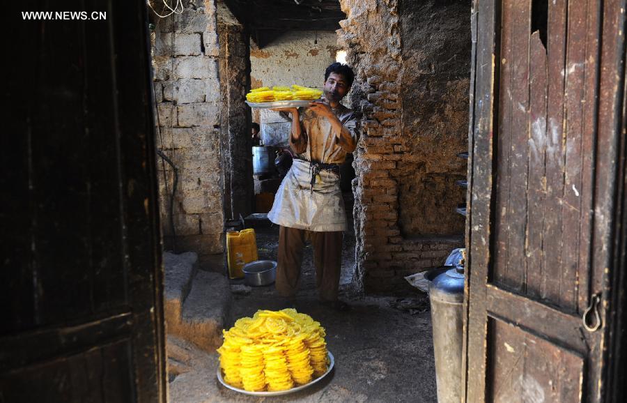 Sweet factory in western Afghanistan