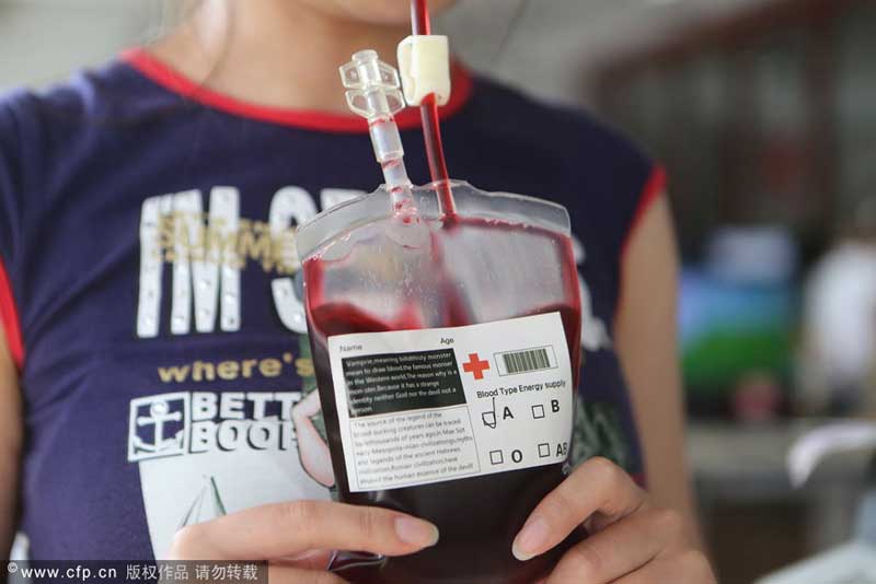 China raises safety concerns over 'blood' drinks