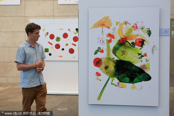 COLORTASTE displays abstract food art