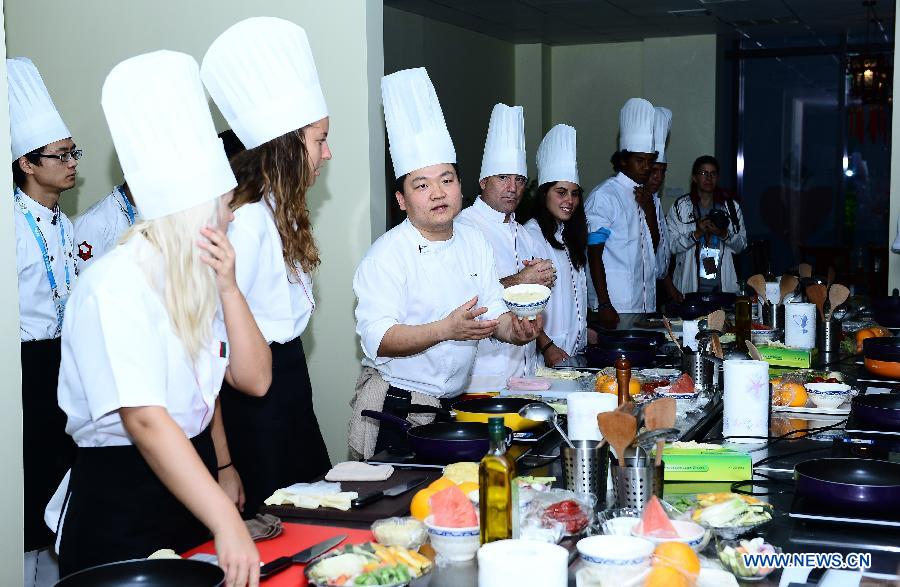 Diet culture exchange activity held at Youth Olympic Village