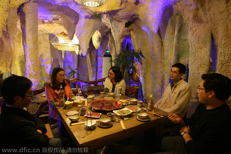 Restaurant in a 'cave'