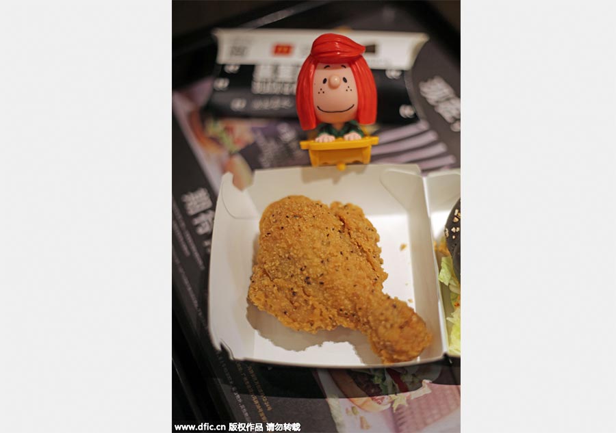 Snoopy-themed McDonald's delights Shanghai