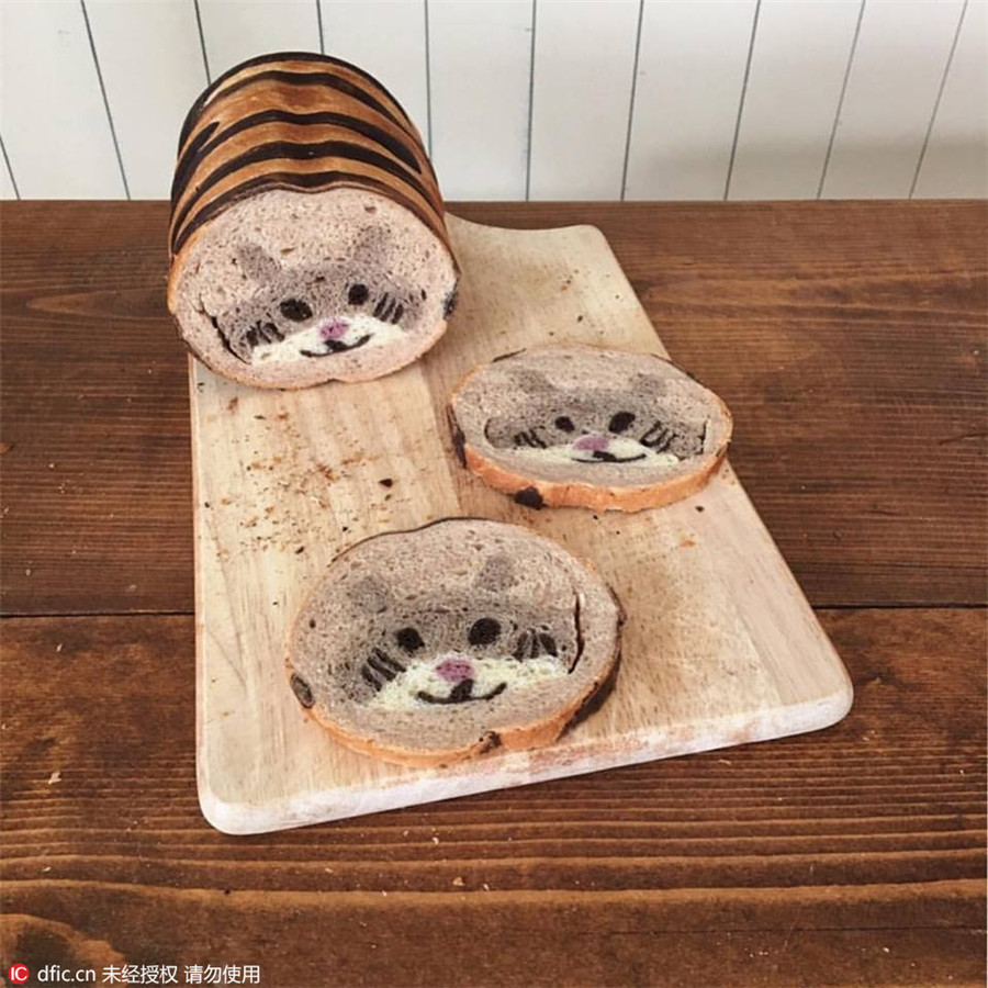 Tokyo baker turns bread into art