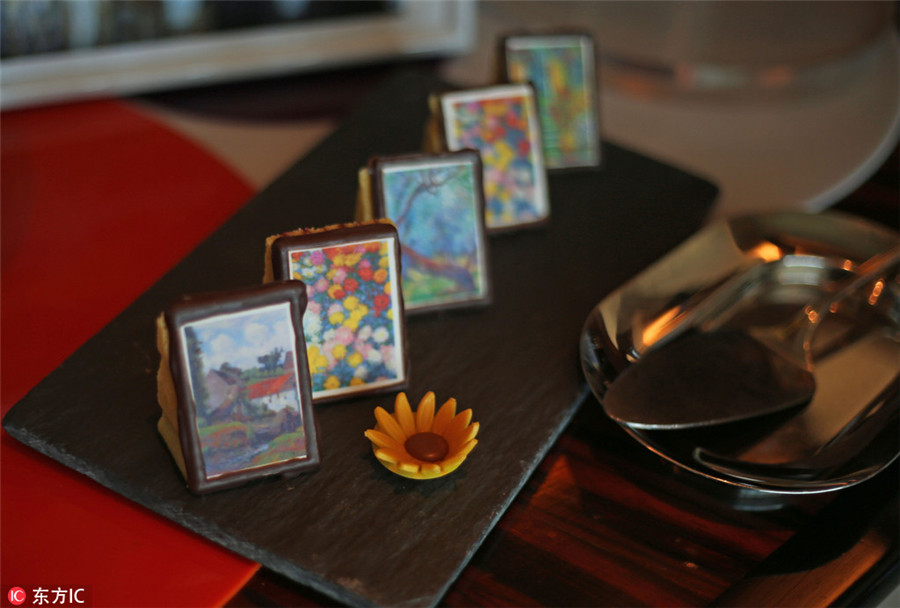 Sweets meet art in Monet themed afternoon tea