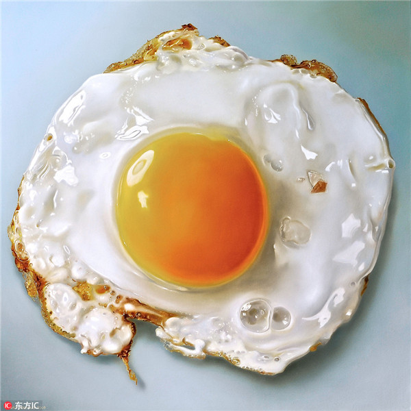 Realistic food paintings to trick your eyes