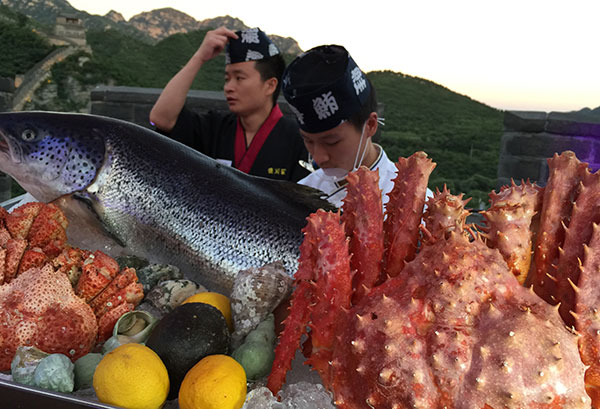 Chile hosts delicious night on the Great Wall