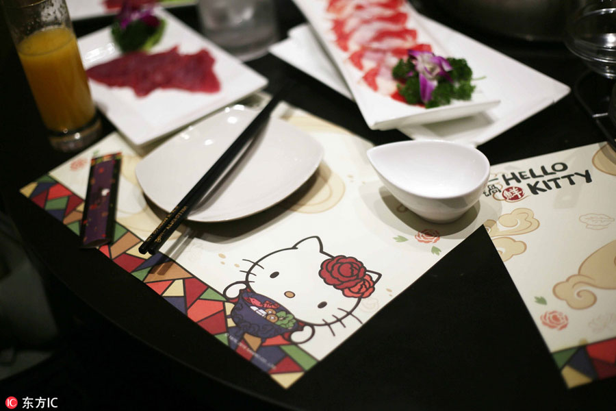 First Hello Kitty restaurant in Shanghai hailed the 'cutest'