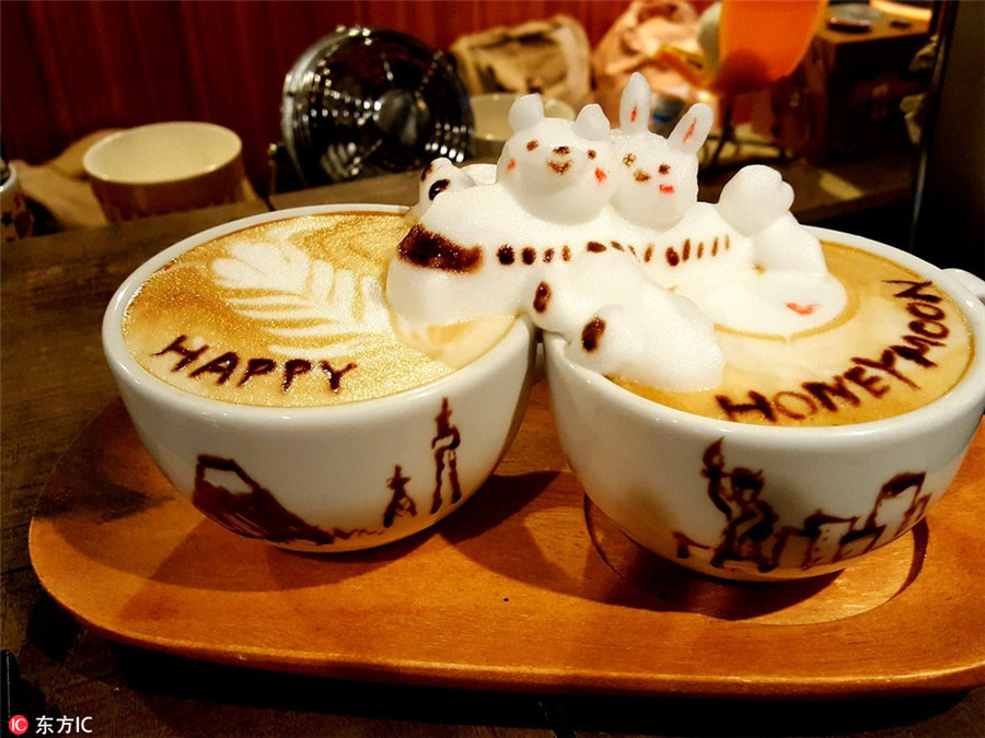 Coffee art goes 3D