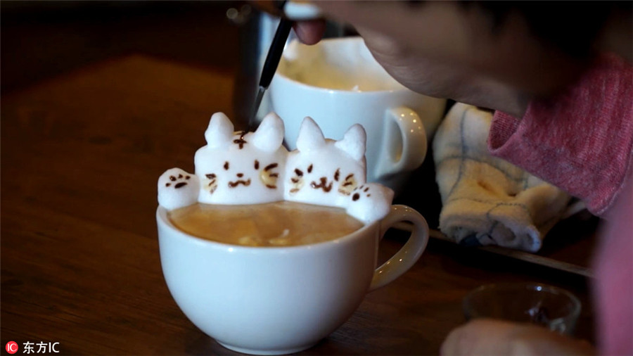 Coffee art goes 3D