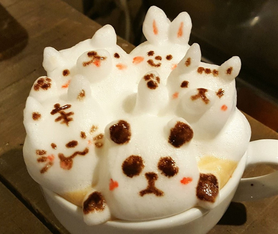 Coffee art goes 3D