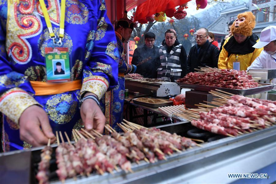 Delicious food enjoyed at Spring Festival