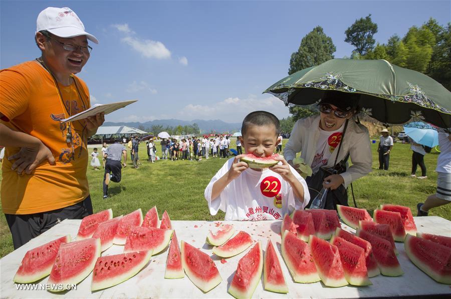 Watermelon festival celebrated in E China's Anhui