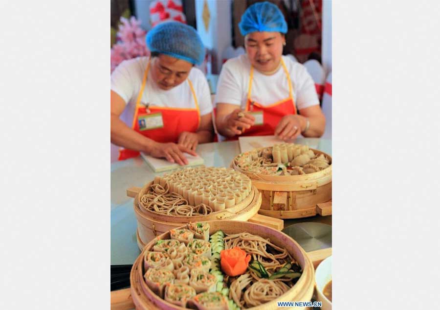5th naked oat flour cooking competition held in China's Inner Mongolia