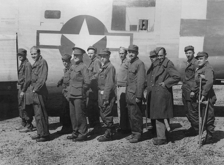 POWs in poor health before boarding a plane