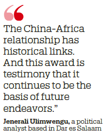 Awards reflect global respect, understanding