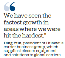 Huawei revenue rises in first 9 months