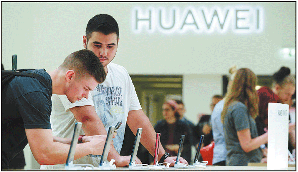 Huawei revenue rises in first 9 months