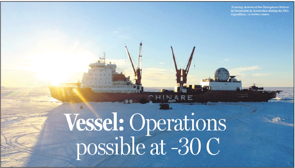 ICEBREAKER'S VOYAGE RAISES BAR FOR POLAR EXPLORATION