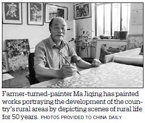 Farmers paint picture of rural life in China