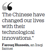 China-made machinery empowers Iraqi farmers