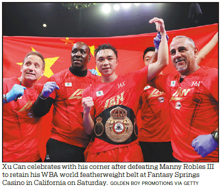 'Monster' Xu dismantles Manny