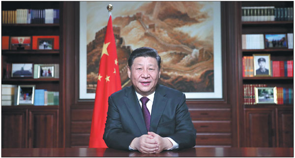 Xi's New Year speech draws praise