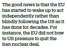 Will downgrade prompt EU to come out of US shadows?