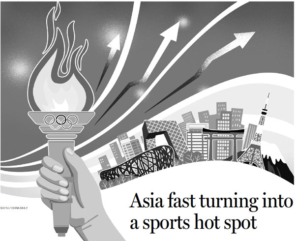 Asia fast turning into a sports hot spot