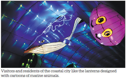 Lantern festival drives tourism in Dalian Jinshitan